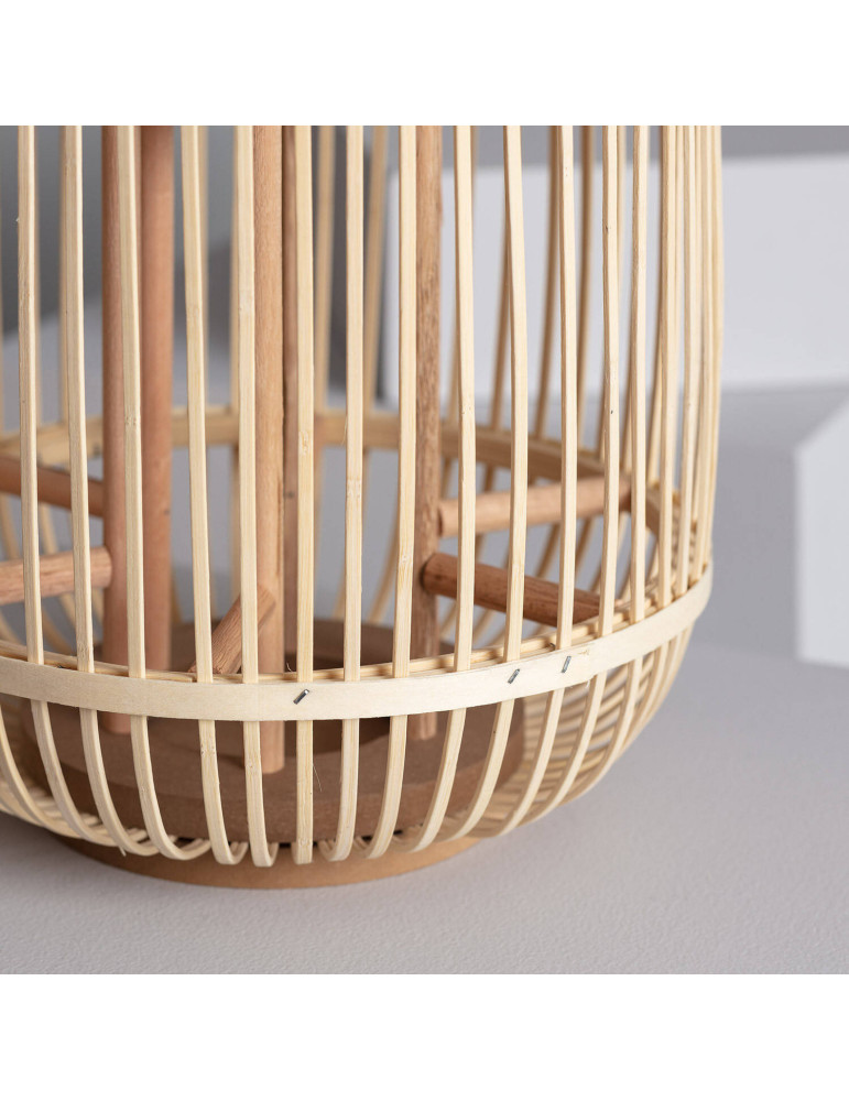 Lampe à Poser LED Portable Rotin Jávea