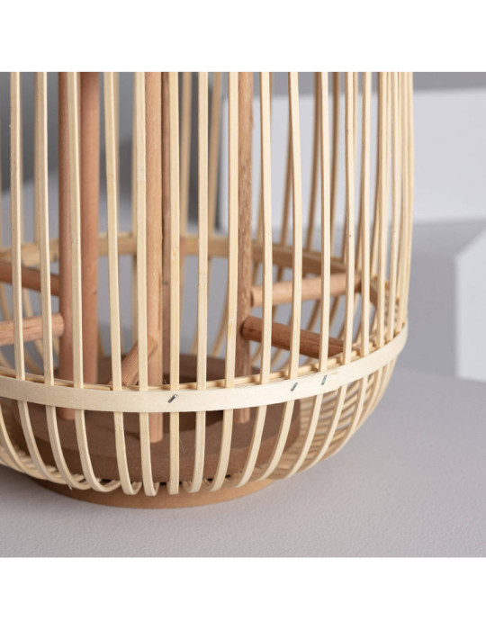 Lampe à Poser LED Portable Rotin Jávea