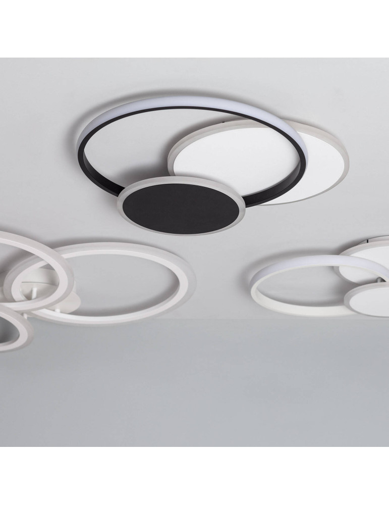 Plafonnier LED Métal 27W Mini Eklips Berno