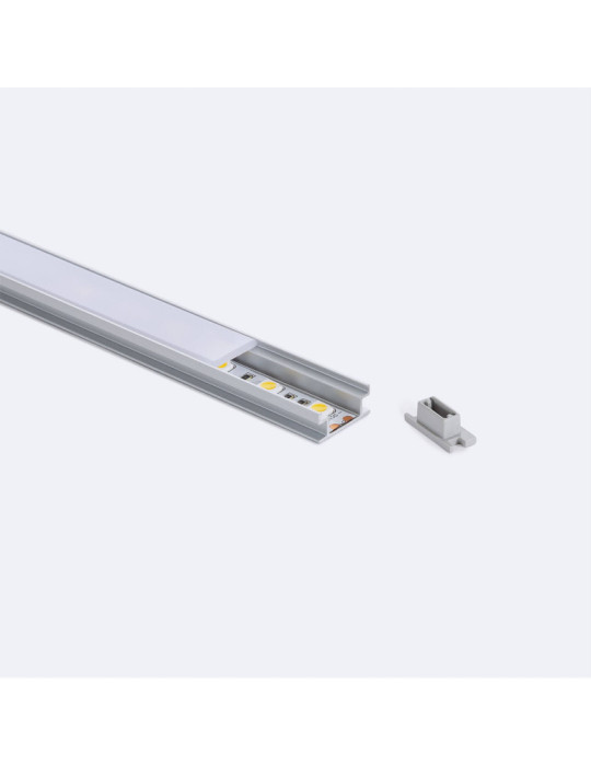 Profilé Aluminium Sol pour Ruban LED jusqu'à 10 mm