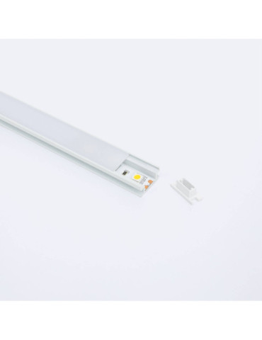 Profilé Aluminium Sol pour Ruban LED jusqu'à 10 mm