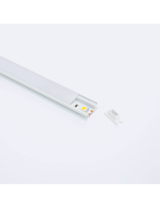 Profilé Aluminium Sol pour Ruban LED jusqu'à 10 mm