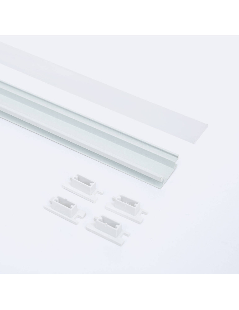 Profilé Aluminium Sol pour Ruban LED jusqu'à 10 mm