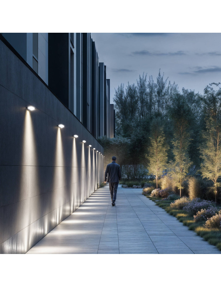 Projecteur LED HE PRO 140lm/W 20W Dimmable IP65 avec Détecteur de Mouvement Radar