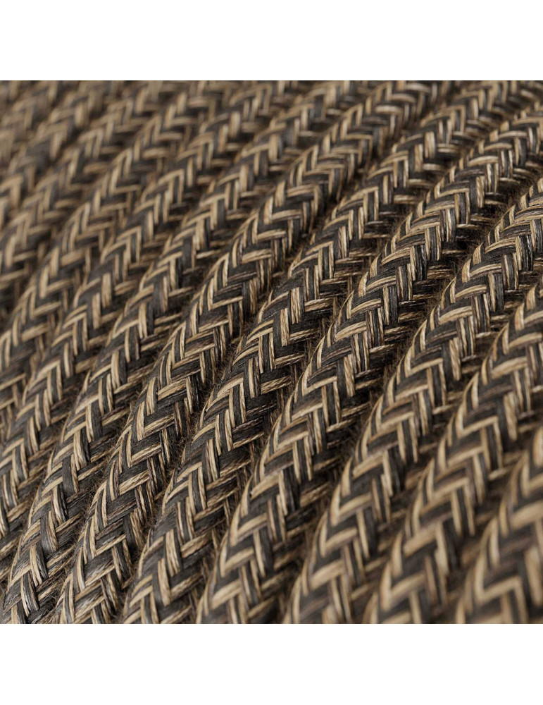 Suspension Textile et Bois Spider Creative-Cables SPL114RN06DCGL