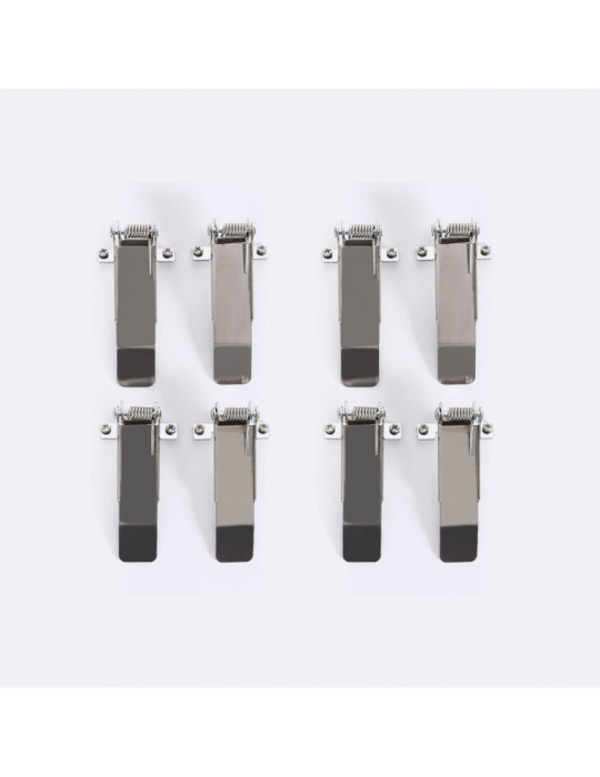 Profilé Aluminium Encastré Grande Taille avec Capot Continu pour Rubans LED jusqu'à 60 mm