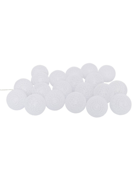 Guirlande 20 Boules LED Blanche Guirlande 20 Boules LED Blanche