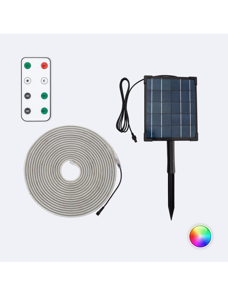 Ruban LED Extérieur Solaire 24V DC SMD2835 60 LED/m 10m IP65 Largeur 12mm Coupe 100 cm