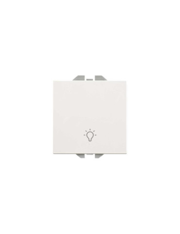 Bouton-Poussoir Simple Avec Gavure Lumière SIMON 270 20000151