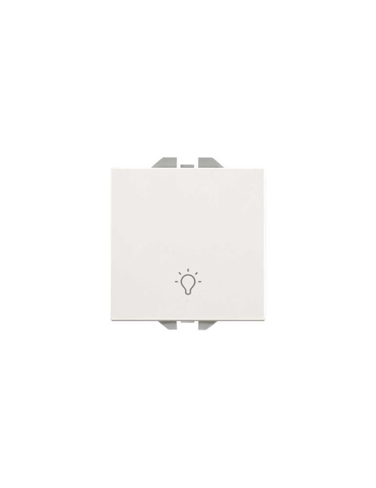 Bouton-Poussoir Simple Avec Gavure Lumière SIMON 270 20000151 Bouton-Poussoir Simple Avec Gavure Lumière SIMON 270 20000151