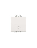 Bouton-Poussoir Simple Avec Gavure Lumière SIMON 270 20000151