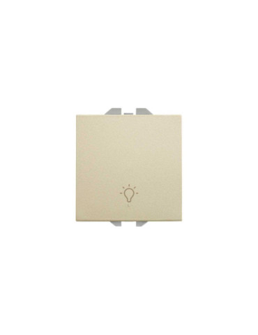 Bouton-Poussoir Simple Avec Gavure Lumière SIMON 270 20000151