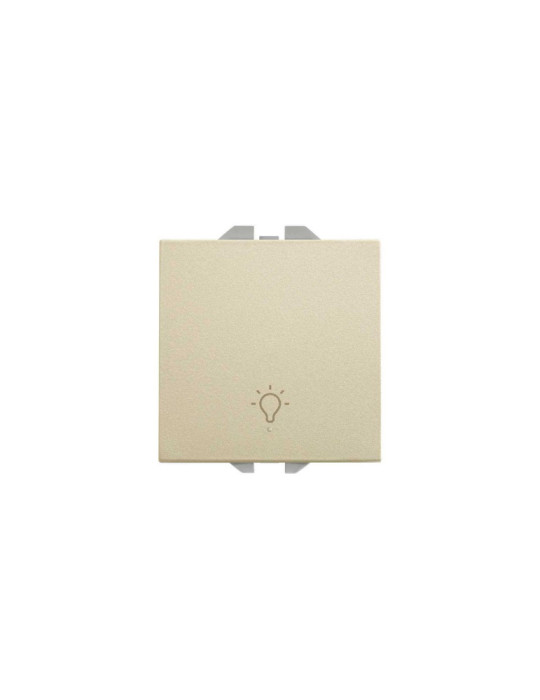 Bouton-Poussoir Simple Avec Gavure Lumière SIMON 270 20000151 Bouton-Poussoir Simple Avec Gavure Lumière SIMON 270 20000151