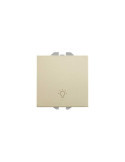 Bouton-Poussoir Simple Avec Gavure Lumière SIMON 270 20000151