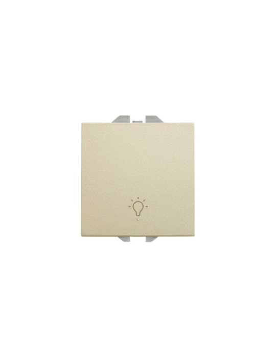 Bouton-Poussoir Simple Avec Gavure Lumière SIMON 270 20000151