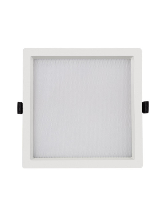 Downlight LED 30W Carré SAMSUNG Aero 130 lm/W Microprismatique LIFUD Coupe 210x210 mm