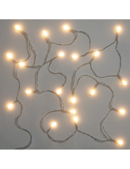 Guirnalda Cable LED 20 Mini Bolas con Batería 1.3m