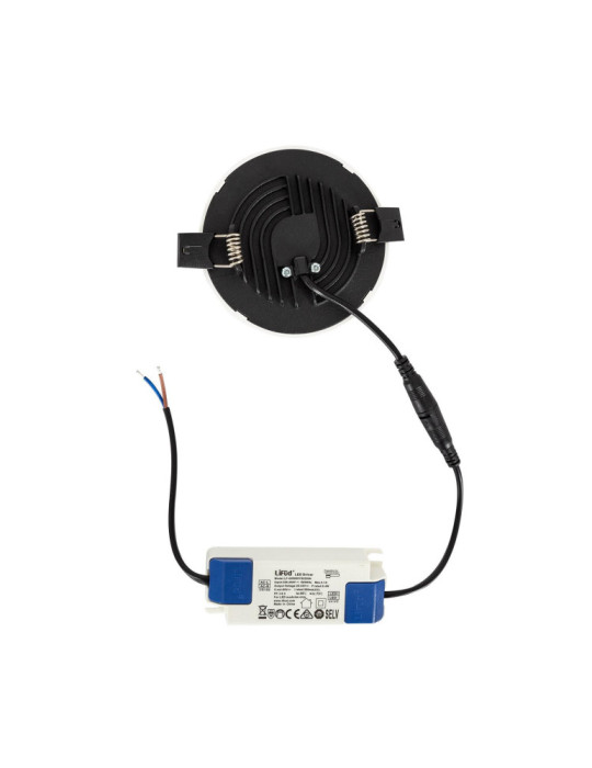 Dalle LED 8W Ronde High Lumen LIFUD Coupe Ø 75mm