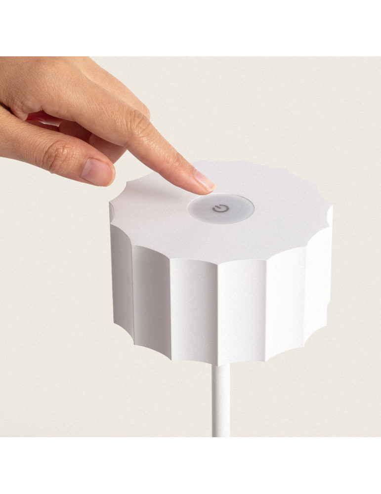 Lampe à Poser LED 3W Portable pour Extérieur avec Batterie USB Rechargable Cesc