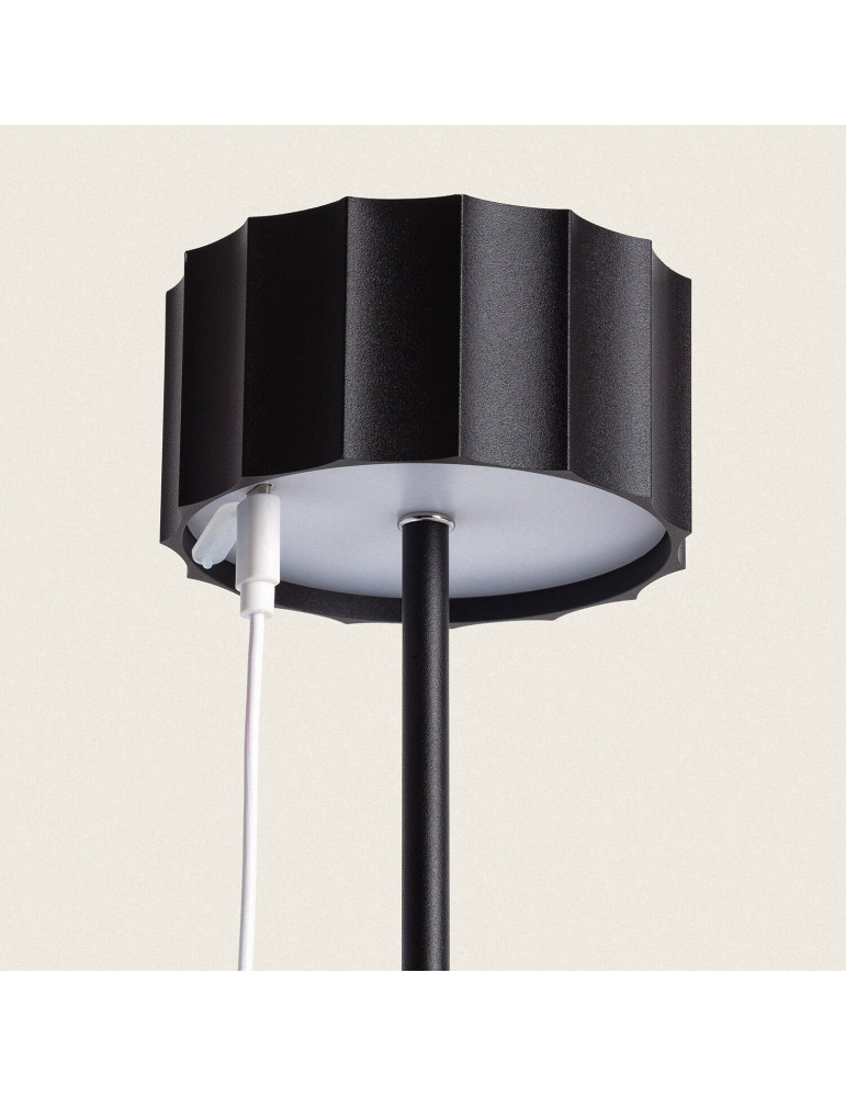 Lampe à Poser LED 3W Portable pour Extérieur avec Batterie USB Rechargable Cesc