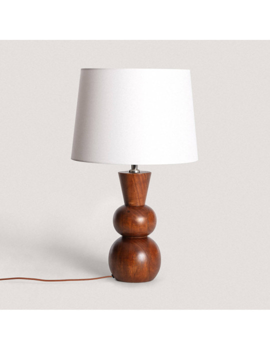 Lampe à Poser en bois Vinda ILUZZIA Lampe à Poser en bois Vinda ILUZZIA