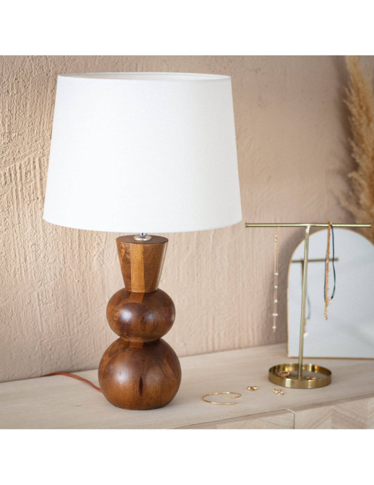 Lampe à Poser en bois Vinda ILUZZIA