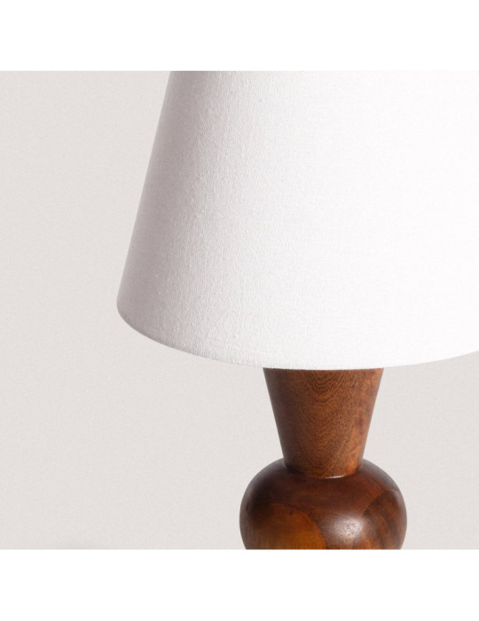 Lampe à Poser en bois Vinda ILUZZIA