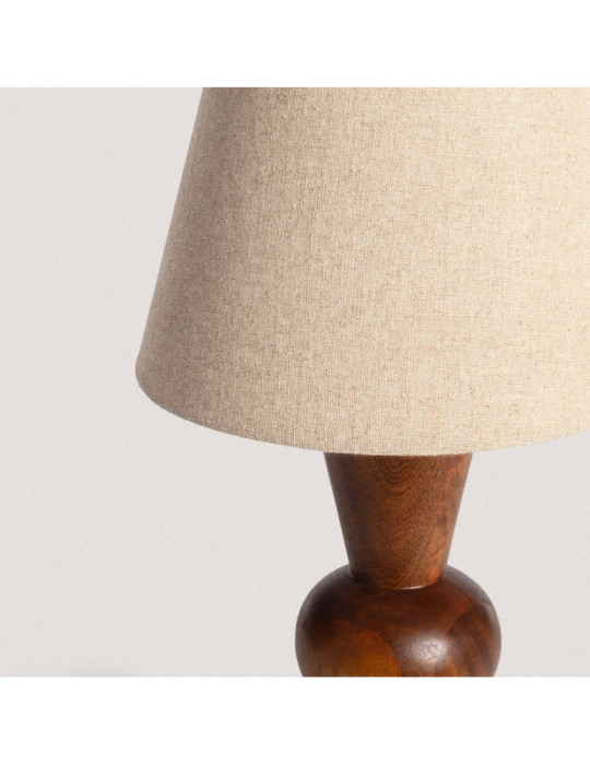 Lampe à Poser en bois Vinda ILUZZIA