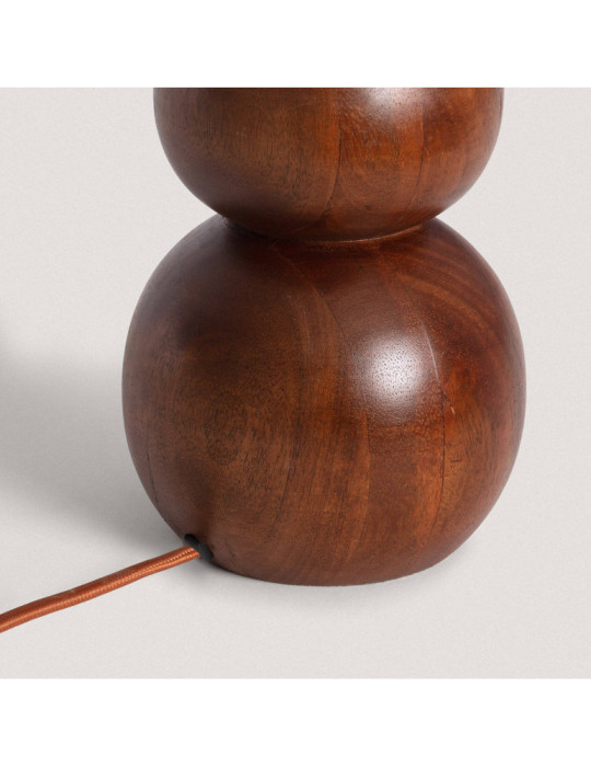 Lampe à Poser en bois Vinda ILUZZIA