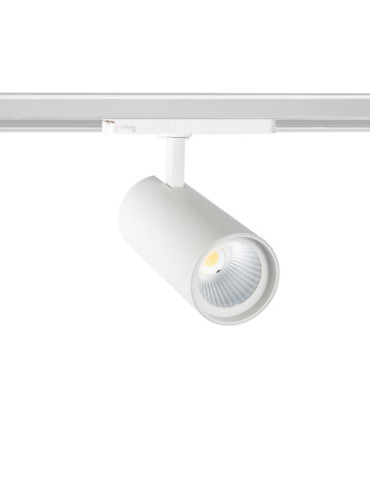Spot LED sur Rail Triphasé 40W d'Angelo PHILIPS Xitanium Blanc
