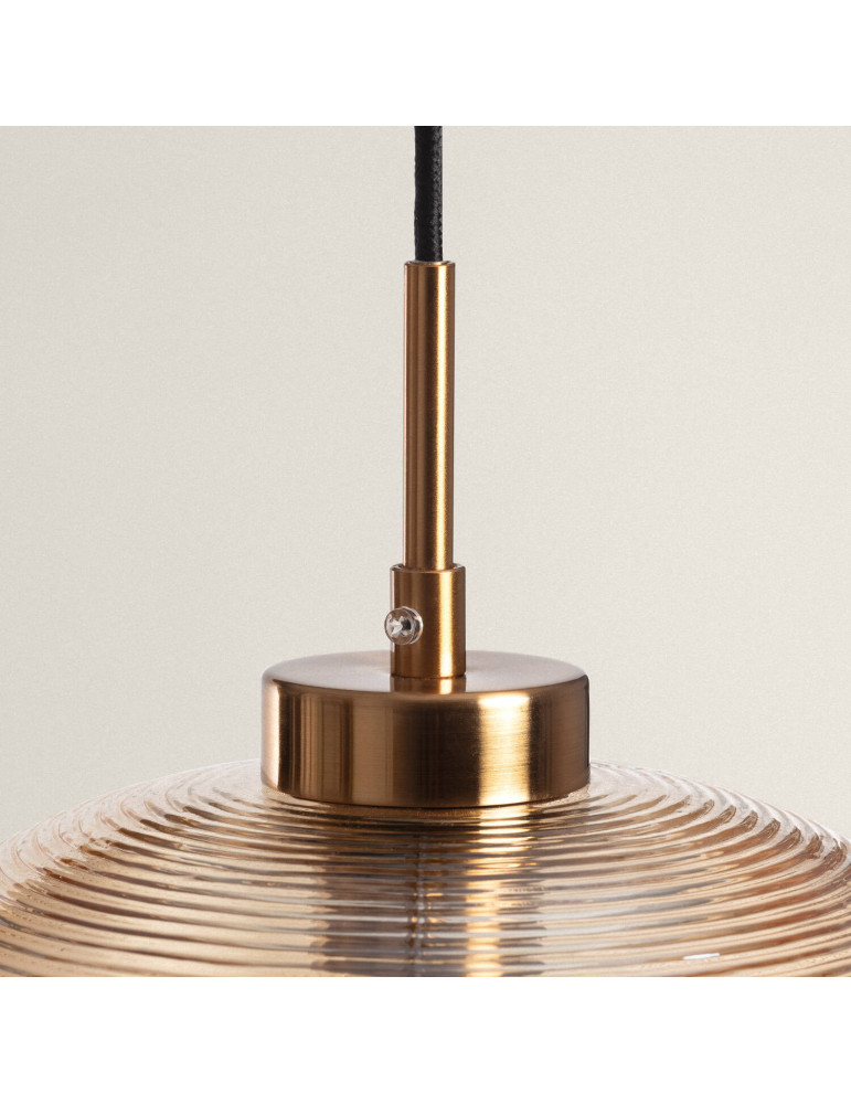 Suspension Métal et Verre Beryl