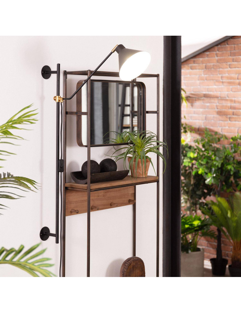 Lampe Murale Orientable Métal Oga