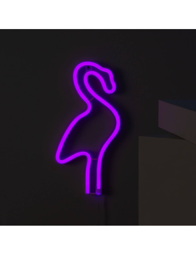 Néon LED Flamingo à Piles
