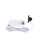 Potelet Solaire Conique LED 4W 3000K Noir 800mm