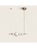 Suspension LED 4.2W Métal et Verre Atira