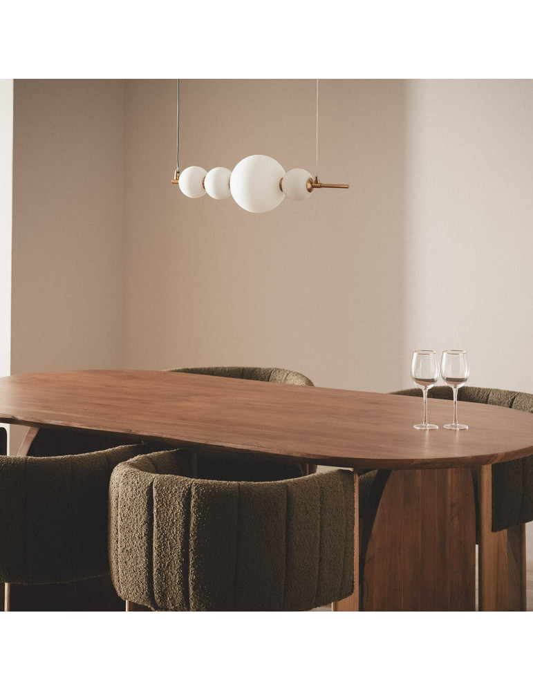 Suspension LED 4.2W Métal et Verre Atira