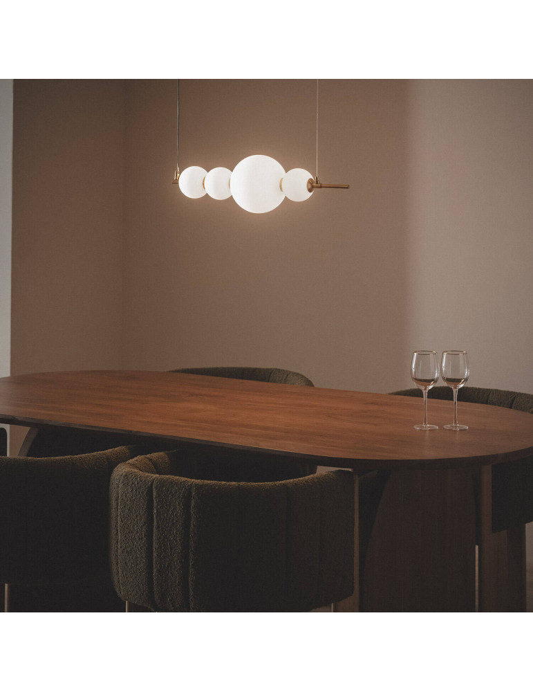 Suspension LED 4.2W Métal et Verre Atira