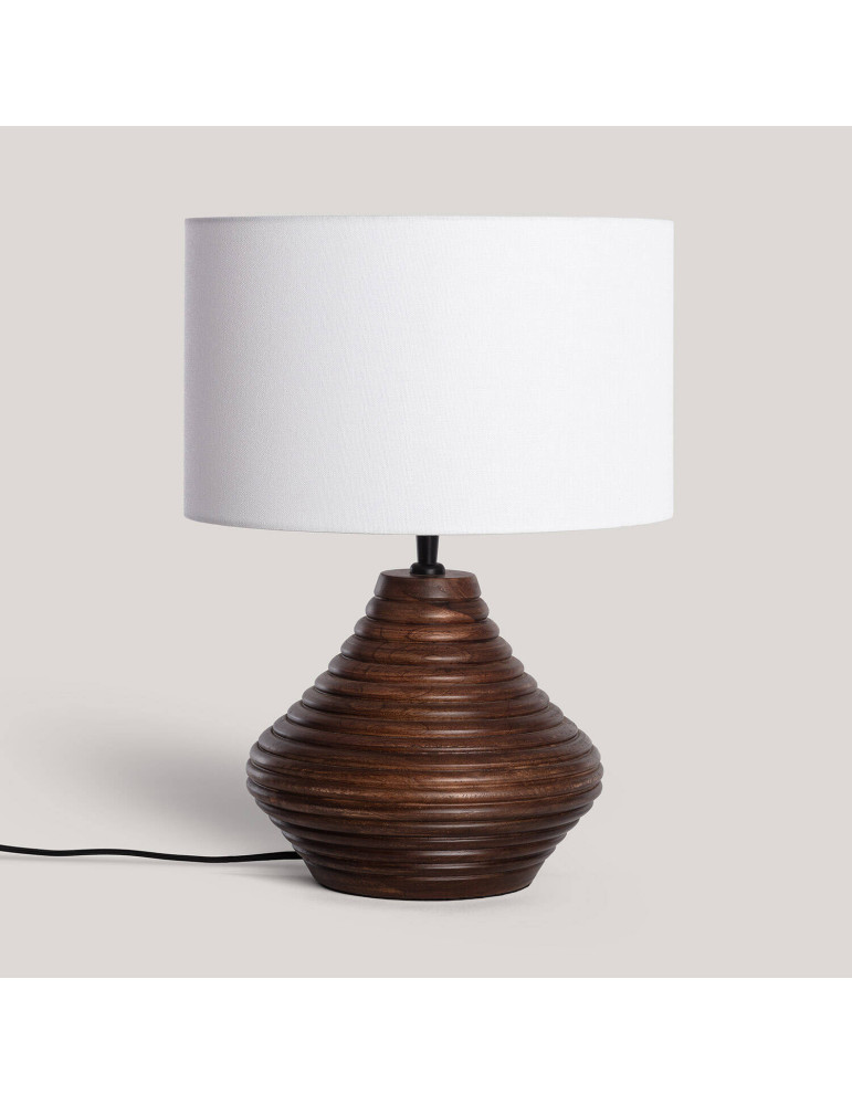 Lampe à Poser Bois Akriti ILUZZIA