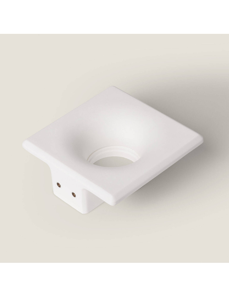 Collerette Downlight Intégration Plâtre/Placo pour Ampoule LED GU10 / GU5.3  Coupe 120x120 mm Collerette Downlight Intégration Plâtre/Placo pour Ampoule LED GU10 / GU5.3  Coupe 120x120 mm