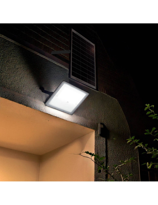 Projecteur LED Solaire 10W 100lm/W IP65 avec Télécommande