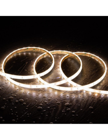 Ruban LED 24V DC SMD Silicone FLEX 60LED/m 5m IP68 Largeur 10mm Coupe tous les 10cm