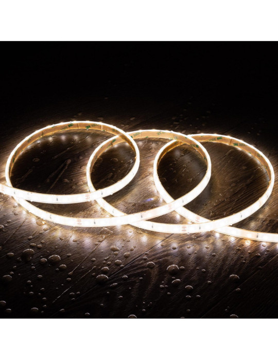 Ruban LED 24V DC SMD Silicone FLEX 60LED/m 5m IP68 Largeur 10mm Coupe tous les 10cm