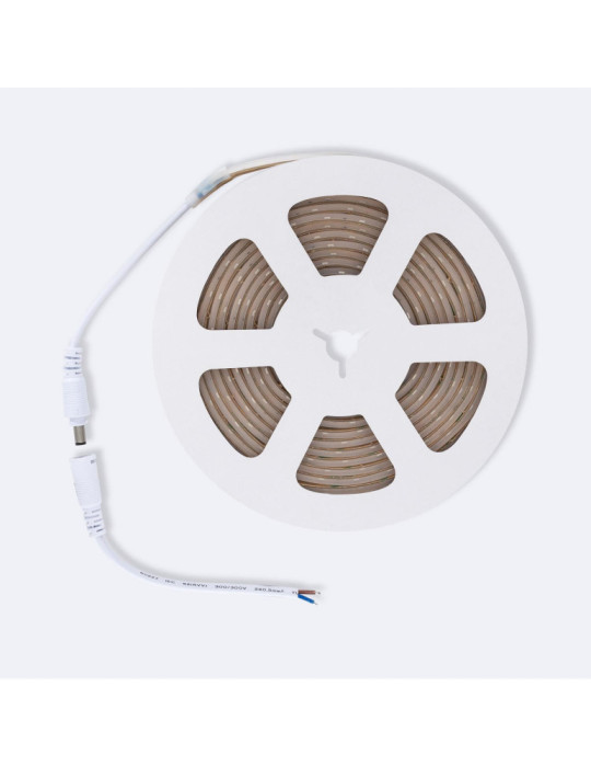 Ruban LED 24V DC SMD Silicone FLEX 60LED/m 5m IP68 Largeur 10mm Coupe tous les 10cm