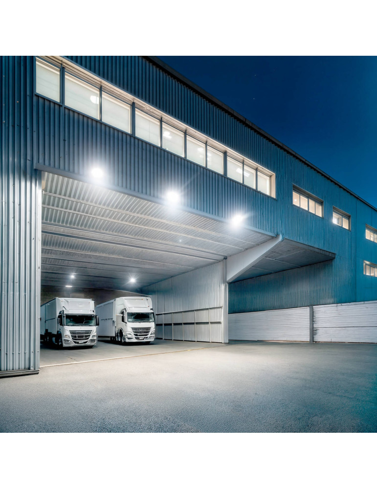 Projecteur LED 200W Dimmable TRIAC 170 lm/W IP65 ELEGANCE Slim PRO Blanc