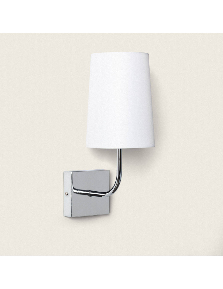 Lampe Murale Métal Silver-Wollen Conne Lampe Murale Métal Silver-Wollen Conne