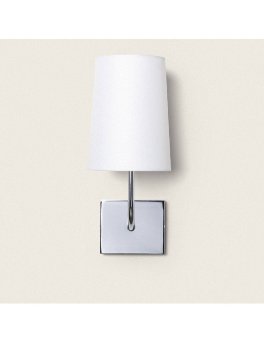 Lampe Murale Métal Silver-Wollen Conne
