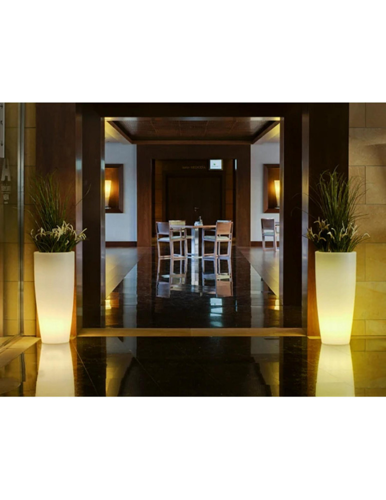 Jardinière LED Extérieure 6W RGBW Bambou 90 Rechargeable Battery Tube