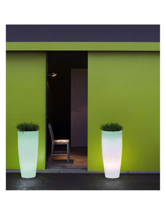 Jardinière LED Extérieure 6W RGBW Bambou 90 Rechargeable Battery Tube