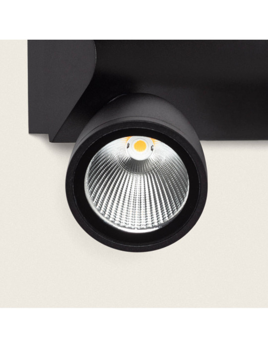 Applique Murale Extérieure LED 12W Aluminio Abel Large 2 Spots