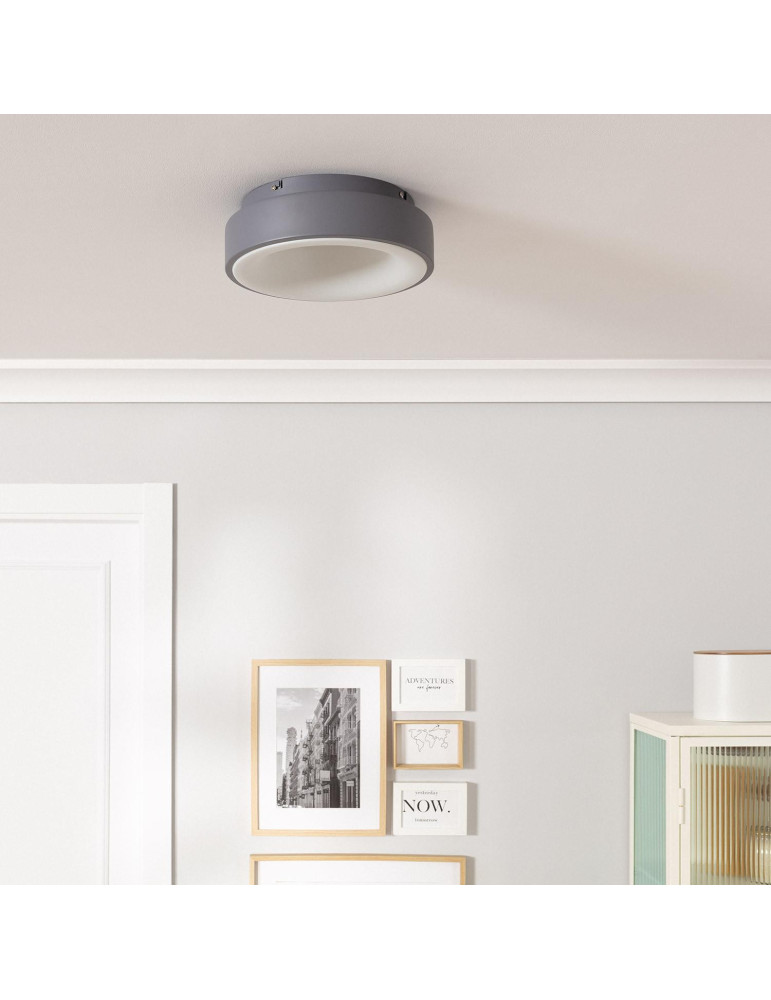 Plafonnier LED Rond Métal CCT Sélectionnable Wingu 15W Ø300 mm